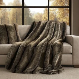Luxury Faux Mink Throw
